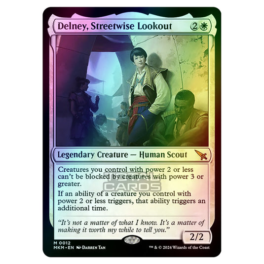 Magic The Gathering - Murders at Karlov Manor - Delney, Streetwise Lookout - 0012 (Foil)