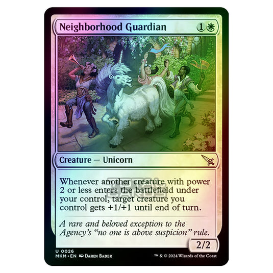 Magic The Gathering - Murders at Karlov Manor - Neighborhood Guardian - 0026 (Foil)