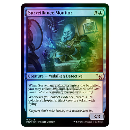 Magic The Gathering - Murders at Karlov Manor - Surveillance Monitor - 0073 (Foil)