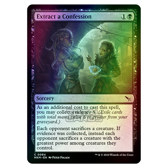 Magic The Gathering - Murders at Karlov Manor - Extract a Confession - 0084 (Foil)