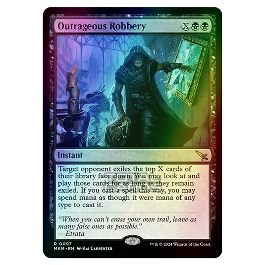 Magic The Gathering - Murders at Karlov Manor - Outrageous Robbery - 0097 (Foil)