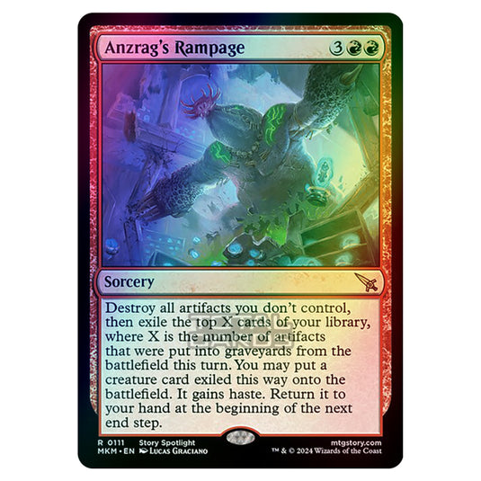 Magic The Gathering - Murders at Karlov Manor - Anzrag's Rampage - 0111 (Foil)
