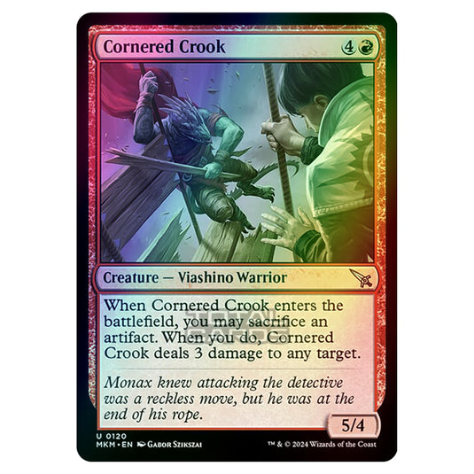 Magic The Gathering - Murders at Karlov Manor - Cornered Crook - 0120 (Foil)