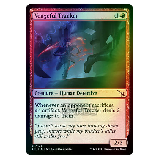 Magic The Gathering - Murders at Karlov Manor - Vengeful Tracker - 0147 (Foil)