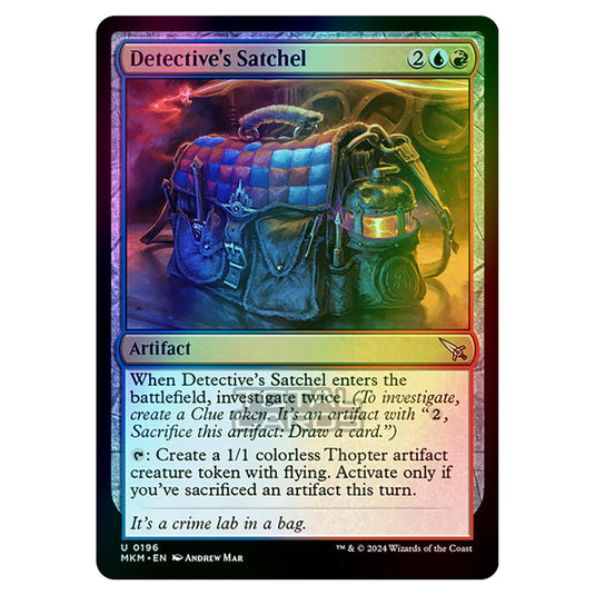 Magic The Gathering - Murders at Karlov Manor - Detective's Satchel - 0196 (Foil)