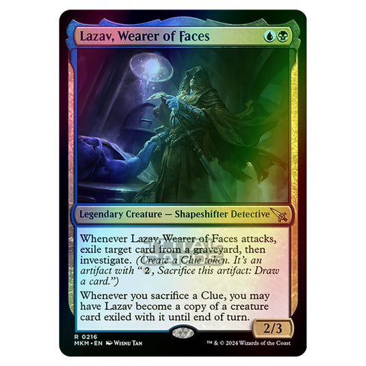 Magic The Gathering - Murders at Karlov Manor - Lazav, Wearer of Faces - 0216 (Foil)