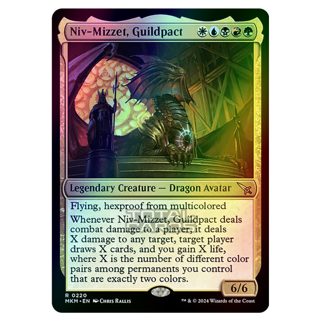 Magic The Gathering - Murders at Karlov Manor - Niv-Mizzet, Guildpact Magic The Gathering - Murders at Karlov Manor - Niv-Mizzet, Guildpact