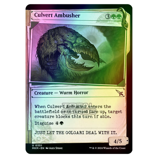 Magic The Gathering - Murders at Karlov Manor - Culvert Ambusher - 0351 (Foil)