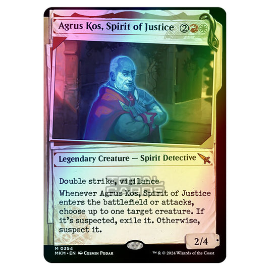 Magic The Gathering - Murders at Karlov Manor - Agrus Kos, Spirit of Justice - 0354 (Foil)