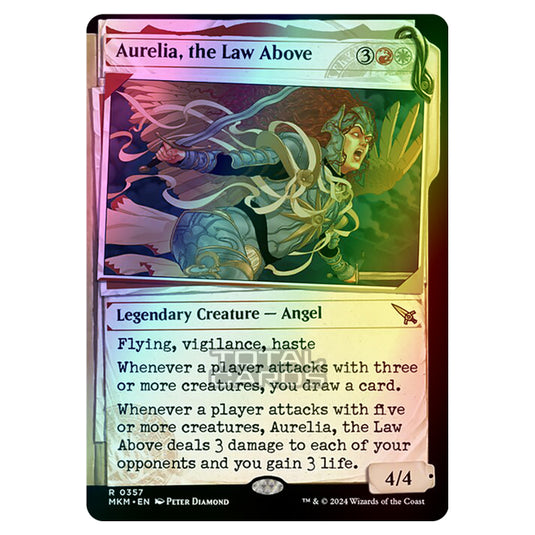 Magic The Gathering - Murders at Karlov Manor - Aurelia, the Law Above - 0357 (Foil)
