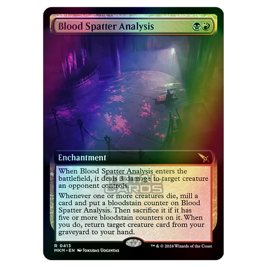 Magic The Gathering - Murders at Karlov Manor - Blood Spatter Analysis - 0413 (Foil)