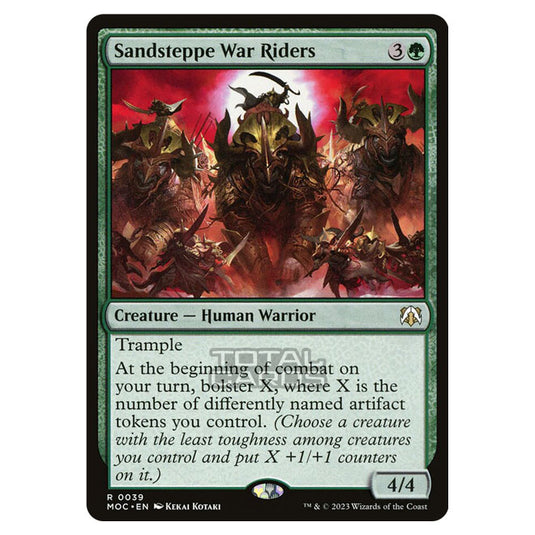 Magic The Gathering - March of the Machine - Commander - Sandsteppe War Riders- 0039