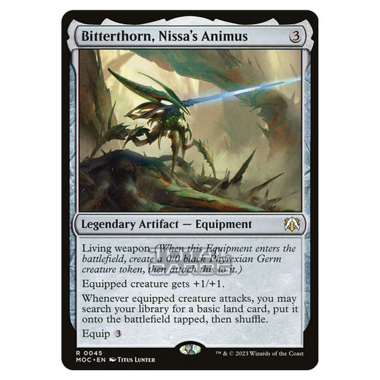 Magic The Gathering - March of the Machine - Commander - Bitterthorn, Nissa's Animus- 0045
