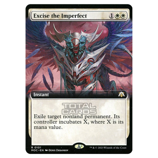 Magic The Gathering - March of the Machine - Commander - Excise the Imperfect (Extended Art Card) - 0101