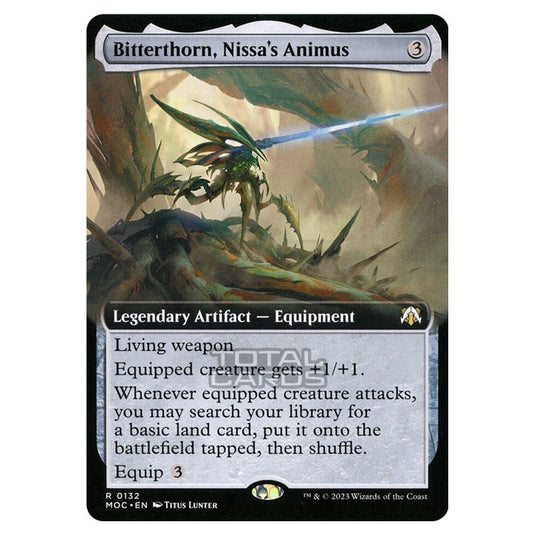 Magic The Gathering - March of the Machine - Commander - Bitterthorn, Nissa's Animus (Extended Art Card) - 0132