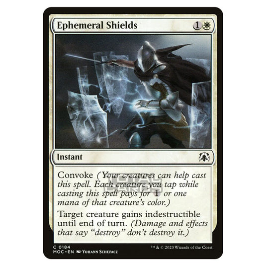 Magic The Gathering - March of the Machine - Commander - Ephemeral Shields - 0184