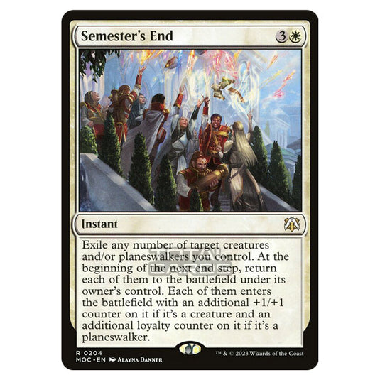 Magic The Gathering - March of the Machine - Commander - Semester's End - 0204