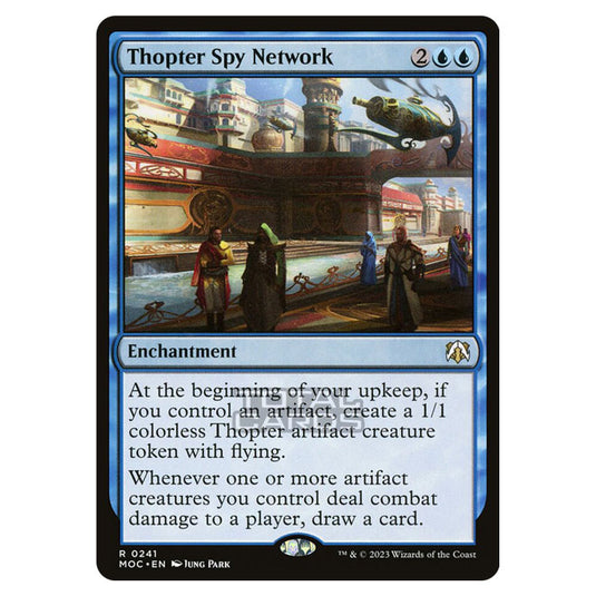 Magic The Gathering - March of the Machine - Commander - Thopter Spy Network - 0241
