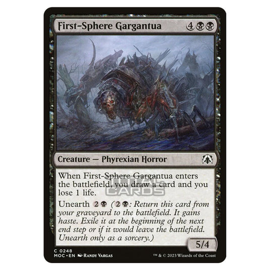 Magic The Gathering - March of the Machine - Commander - First-Sphere Gargantua - 0248