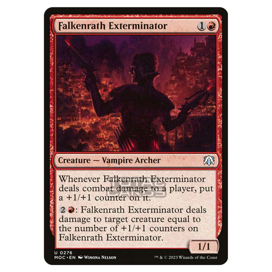 Magic The Gathering - March of the Machine - Commander - Falkenrath Exterminator - 0276