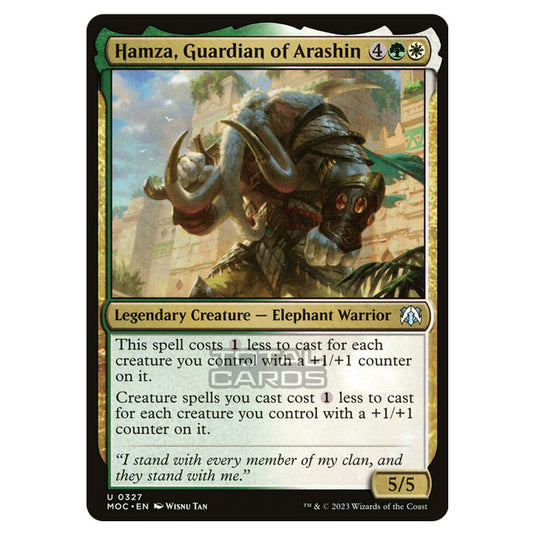 Magic The Gathering - March of the Machine - Commander - Hamza, Guardian of Arashin - 0327