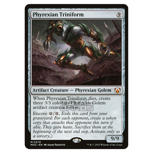 Magic The Gathering - March of the Machine - Commander - Phyrexian Triniform - 0370