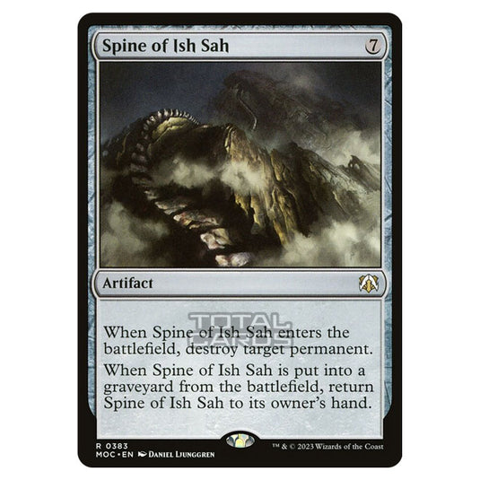Magic The Gathering - March of the Machine - Commander - Spine of Ish Sah - 0383