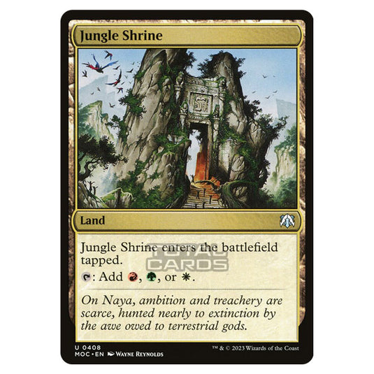 Magic The Gathering - March of the Machine - Commander - Jungle Shrine - 0408