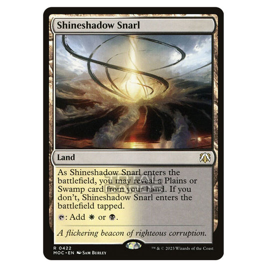 Magic The Gathering - March of the Machine - Commander - Shineshadow Snarl - 0422