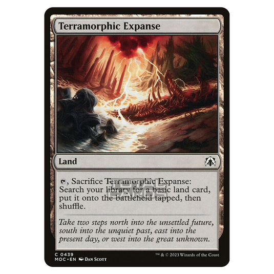 Magic The Gathering - March of the Machine - Commander - Terramorphic Expanse - 0439