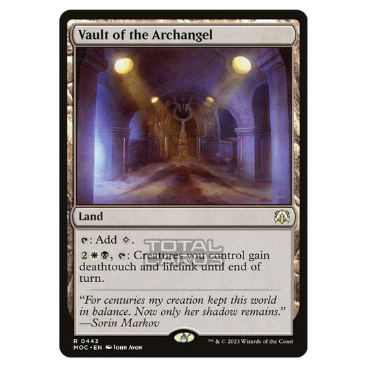 Magic The Gathering - March of the Machine - Commander - Vault of the Archangel - 0443