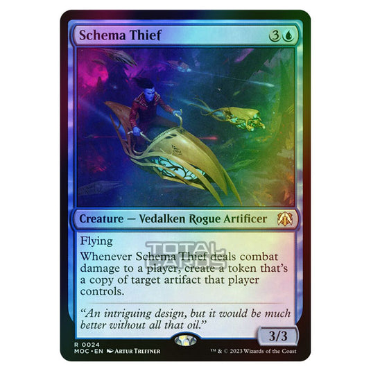 Magic The Gathering - March of the Machine - Commander - Schema Thief - 0024 (Foil)