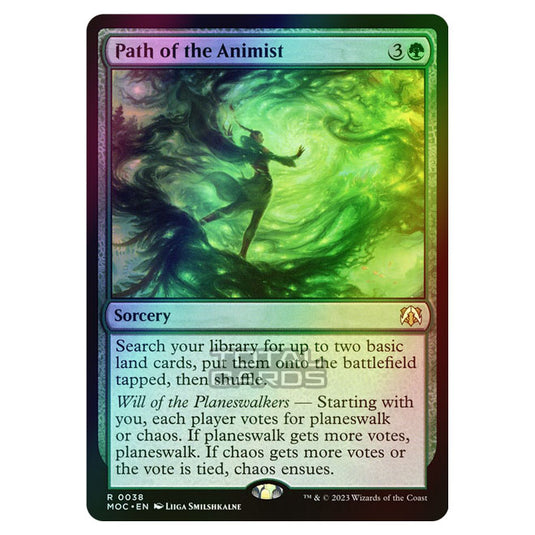 Magic The Gathering - March of the Machine - Commander - Path of the Animist - 0038 (Foil)