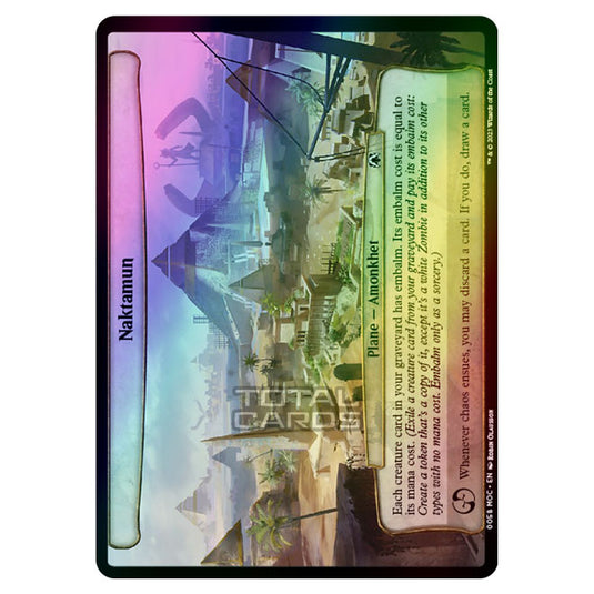 Magic The Gathering - March of the Machine - Commander - Naktamun - 0058 (Foil)