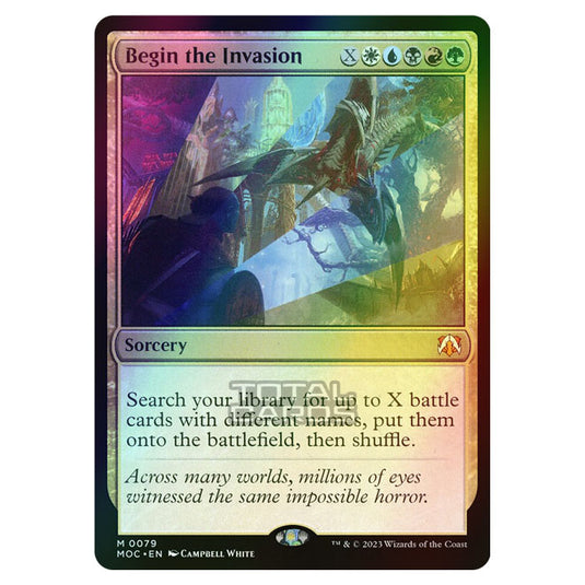 Magic The Gathering - March of the Machine - Commander - Begin the Invasion - 0079 (Foil)