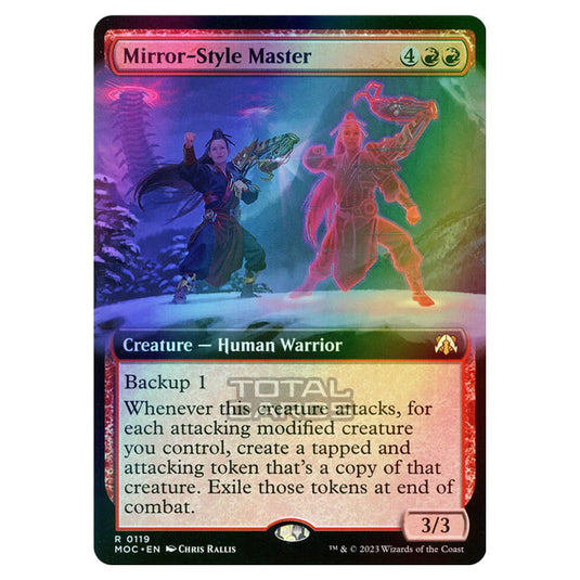 Magic The Gathering - March of the Machine - Commander - Mirror-Style Master (Extended Art Card) - 0119 (Foil)
