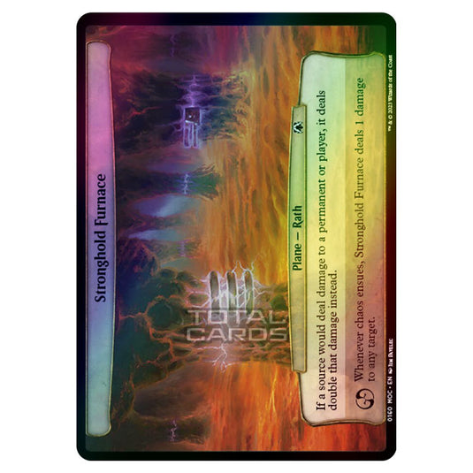 Magic The Gathering - March of the Machine - Commander - Stronghold Furnace - 0160 (Foil)