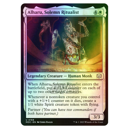 Magic The Gathering - March of the Machine - Commander - Alharu, Solemn Ritualist - 0168 (Foil)