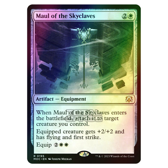 Magic The Gathering - March of the Machine - Commander - Maul of the Skyclaves - 0195 (Foil)