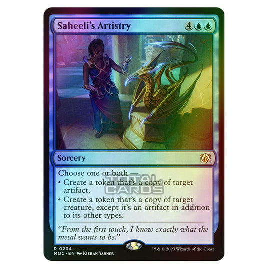 Magic The Gathering - March of the Machine - Commander - Saheeli's Artistry - 0234 (Foil)