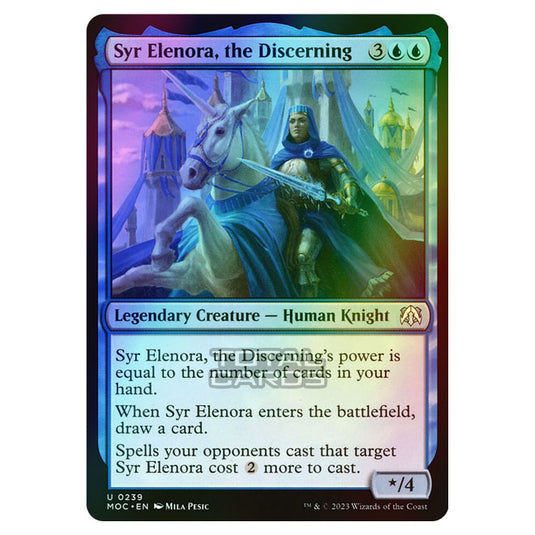 Magic The Gathering - March of the Machine - Commander - Syr Elenora, the Discerning - 0239 (Foil)