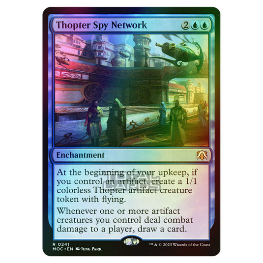 Magic The Gathering - March of the Machine - Commander - Thopter Spy Network - 0241 (Foil)