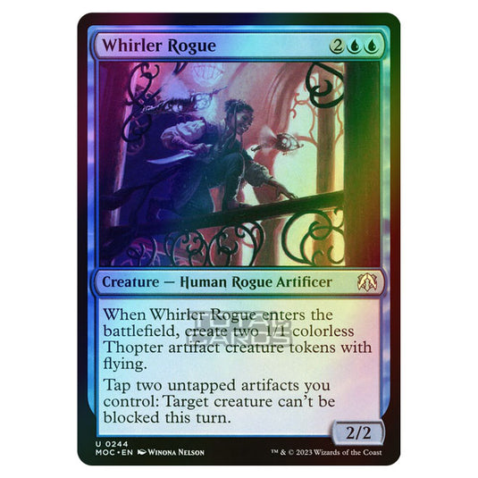 Magic The Gathering - March of the Machine - Commander - Whirler Rogue - 0244 (Foil)