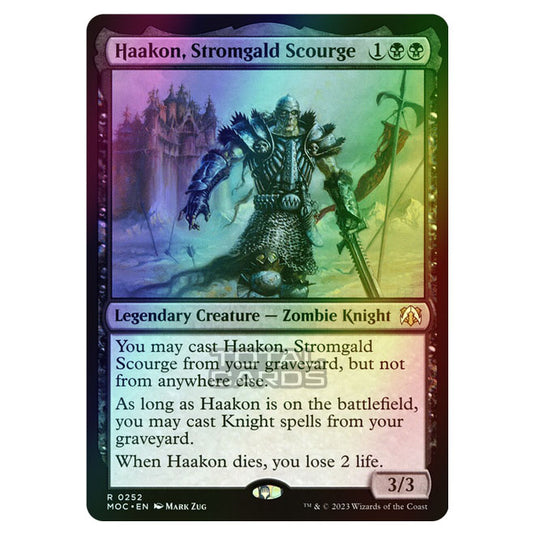 Magic The Gathering - March of the Machine - Commander - Haakon, Stromgald Scourge - 0252 (Foil)