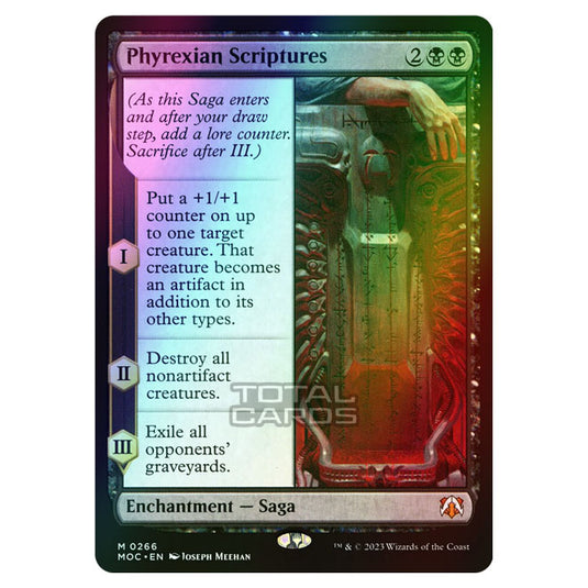 Magic The Gathering - March of the Machine - Commander - Phyrexian Scriptures - 0266 (Foil)