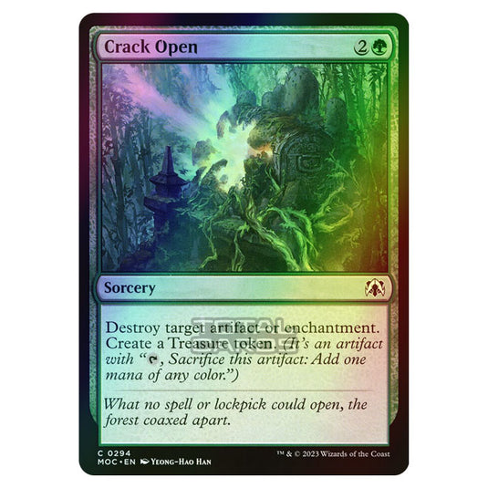 Magic The Gathering - March of the Machine - Commander - Crack Open - 0294 (Foil)