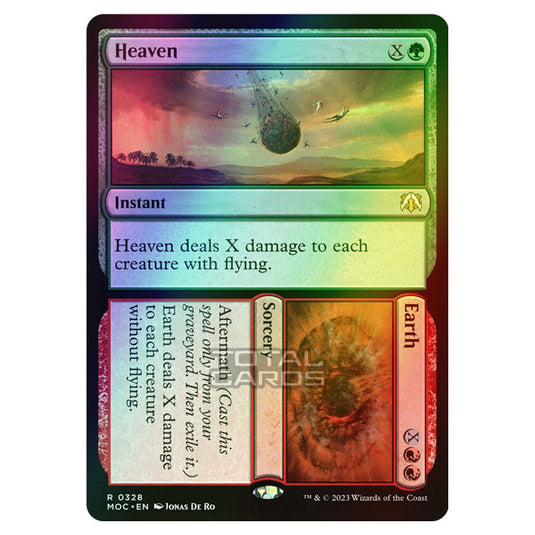 Magic The Gathering - March of the Machine - Commander - Heaven // Earth - 0328 (Foil)