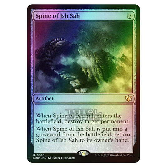 Magic The Gathering - March of the Machine - Commander - Spine of Ish Sah - 0383 (Foil)