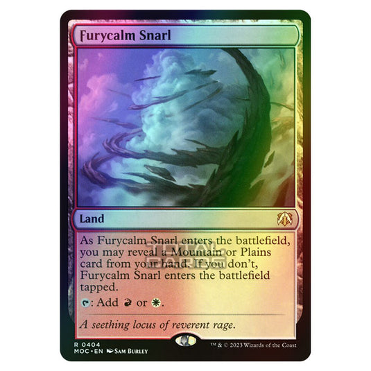 Magic The Gathering - March of the Machine - Commander - Furycalm Snarl - 0404 (Foil)