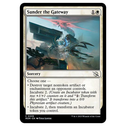Magic The Gathering - March of the Machine - Sunder the Gateway - 0039